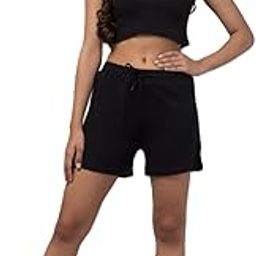Women's Athletic Workout Jim & Jogging Two Piece Set, Sleeveless Crop Top and Drawstring Shorts (Black, Extra Large)-image-78