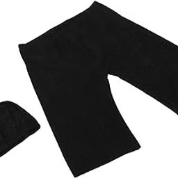 Swimming Cap, Sweat Absorption Double Layer Fabric Black Swim Shorts Good Elasticity Breathable Waterproof Coating Non Slip Texture for Water Sports (XXL 61-63cm)-image-36