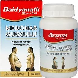Baidyanath Medohar Guggulu Tablets, Enriched with Guggulu, Chitrakmool and Nagarmotha- 120 Tab (Pack of 1)-28