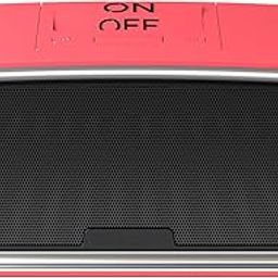 iGuerburn Simple Music Player for Dementia Elderly Seniors Easy MP3 Player as Alzheimers Dementia Visually Impaired Patients Product Gift One-Touch Controls ON/Off Retro Music Box (Red)-image-93