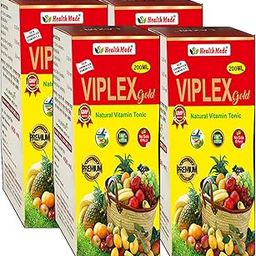 Viplex Gold Tonic 200 ml – Ayurvedic Herbal Tonic Pack of 4-2