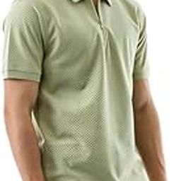 snitch Men T-Shirts | Slim Fit Polo T-Shirt with Textured Design | Cotton Blend Fabric, Half Sleeve, Pullover Closure, Straight Hemline | Casual & College Wear-picture-49