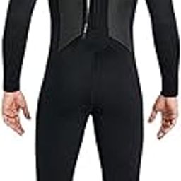 Fashion My Day® Men Women's Full Wetsuit 3mm Surf One Piece Free Dive Men Black XXXL | Wetsuit-image-10