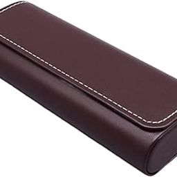 Eyeglasses Box Storage Bin Portable Glasses Holder Compact Sunglasses Holder Coffee-image-38