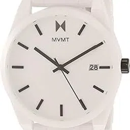 MVMT Element Ceramic Analog White Dial Men's Watch-28000121-D-picture-0