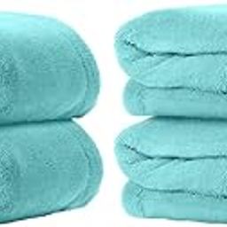 Auto Hub Microfiber Cloth for Car Cleaning, 1200 GSM Twisted Loop, Double Sided, Super Absorbent Towel, Edgeless Design with Plush Pile, Thick & Lint Free, Car Cleaning Cloth (40Cm X 40Cm, 4 Pc),Blue-22