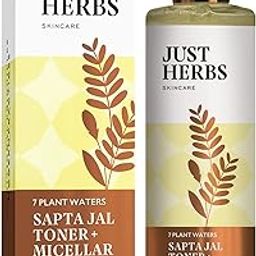 Just Herbs Sapta Jal Ayurvedic Toner + Micellar Water for Skin Nourishing, Cleansing, Makeup Remover for Women Suitable All Skin Types 100 ml-7