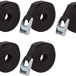JAGDIV® Tie Down Straps, Heavy Duty Lashing Straps Adjustable Cam Buckle Tie-Down Straps with Metal Bucklefor Motorcycle, Cargo, Trucks, Trailer, Luggage, 2.5m (5 Pack)-image-35