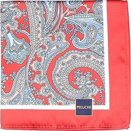 Poly-Silk Paisley Design Pocket Square For Men-image-12