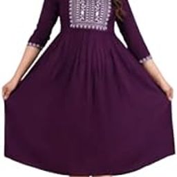 Women's Reyon Embroidered, Embellished, Solid Gown-image-34