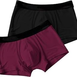Men’s Trunks - Soft Microfiber & Micro Modal Fabric, Breathable, Comfortable, Moisture-Wicking, Stretchable, Tagless Underwear (Pack of 2)-41