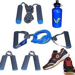 Gowin Badminton Shoe Smash Black Size-1 with Verified Training Set-image-16
