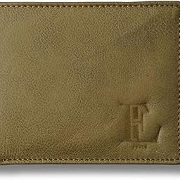 Mens Napa Leather Wallet Slim, Durable, RFID Blocking, Bifold Wallet with Multiple Card Slots, Coin Pocket, Stylish & Soft Genuine Napa Leather (Light Brown)-0