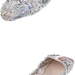 UJEAVETTE 2pairs Belly Dance Shoes Soft Sole Professional Dance Performance Shoes L XL-image-56