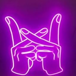 SG Print Finger Neon Sign LED Neon Light Signs for Club Pub Wall Art Birthday Gifts for Women(24x18) Purple-image-90