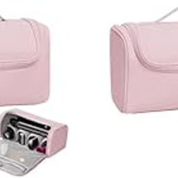MAYCREATE® Travel Storage Bag for Dyson Airwrap Holder Hair Styler Organizer Attachments Portable with Hanging Hook Pink Bag Only 2 PCS-image-61
