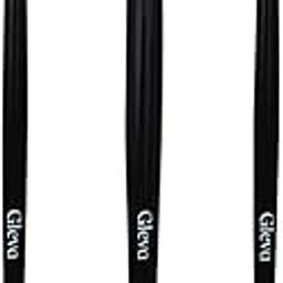 Gleva Angled Eyeliner and Brow Brushes Set - Professional Makeup Brush Kit for Perfect Eyeliner, Eyebrows, and Detail Work Ultra Thin Flat Makeup Brush Premium Eyebrow Brush Precision Professional Soft Synthetic Hairs-24