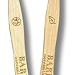 Bare Necessities Biodegradable Bamboo Toothbrush with Compostable Handle | BPA-Free Soft Charcoal Bristles | Anti-Fungal Coating | Pack of 2 Multi Color-6