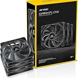 Ant Esports Darkflow 120mm 3 IN 1 Case Fan Kit - Black, High Static Pressure, PWM Control, 1800 RPM, 73.6 CFM Airflow-14