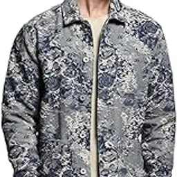 jack & jones Men's Cotton Blend Standard Length A-Line Coat-picture-13