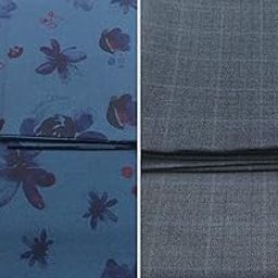 Pri & Su CottLinn Combo fo Giza Cotton Floral Shirt 600069 & Trouser 900121-image-74