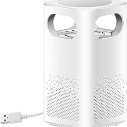 ELBME Mosquito Killer Powerful Mosquito Trap Suction Insect Killer Electronic Mosquito Zapper LED Trap Lamp Strong Built in Suction Fan USB Powered(White)-POOWE-image-46