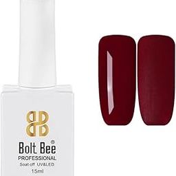 BOLT BEE 15Ml Gel Nail Polish 1Pc Clear Pink Glitter Shimmery Finish Nail Polish Soak Off Uv Led Nail Gel Polish Nail Art Starter Manicure Salon Diy At Home, 0.5 Oz (1) (62)-picture-14