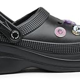 Women's Platform Clogs – Lightweight Slip-On Sandals with Trendy Charms, Soft & Comfortable, Water-Resistant-picture-11