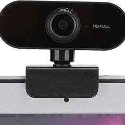Ymiko 1080P HD Computer Webcam with Microphone USB Camera for Video Call Desktop Plug and Play Online Teaching Black (Black)-11