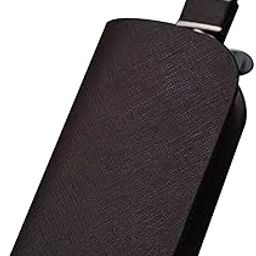 ATORSE Generic Car Key Case Portable Small Zipper Bag Decorative Car Key Fob Cover Coffee-15