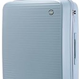 City Traveller 77cm Large Size Checkin Suitcase Hard Shell Trolley Bag PP Material, Anti-Theft Zipper, Insert Locks, TSA Lock, 8 Silent Wheels, Organizers, Protective Cover, 106L-Grey Blue-image-57