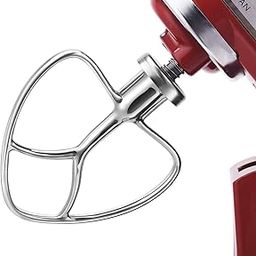 Polished Stainless Steel Flat Beater for Kitchenaid 4.5 Qt - 5 Qt Tilt-Stand Mixer Attachments for Kitchen Paddle, Baking - Pastry, Pasta Dough, Lcing, Mixing Accessory - Dishwasher Safe-10