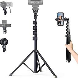 AceTaken 53‘’ Webcam-Tripod Stand Holder for Logitech C920x,MX-Brio 4K,Brio PRO X,Brio 500,C925-e,C930 C922,C615,Streamcam Webcams for Video Recording,Streaming,Zoom-Calls-image-65