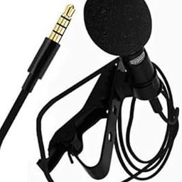 Metal Professional Collar Mic, Voice Recording Filter Microphone for Singing, YouTube, DSLR Camera, Smartphones_P155-image-103