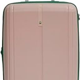 Emerald Unisex Luggage 55.5 Cm Cabin Polypropylene Hardsided Shell 4 Spinner Wheels Trolley Bag (Baby Pink)-image-16