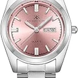 kenneth scott Women's Watch, Analog Display and Stainless Steel Strap - K23543-SBSP, Silver-picture-34