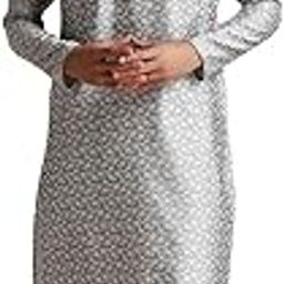 Men's Blended Viscose Printed Kurta Set (2pcs)-1