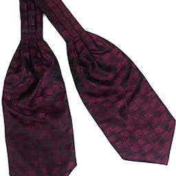 Grandiose Gala Burgundy Cravat for Men-image-0