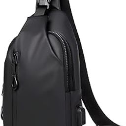 Unisex Side Sling Travel Bag | Crossbody Slim Chest Bag for Men & Women | With USB Port Waterproof Casual Shoulder Bag for Travel, Office, Outdoor, and Business Use-image-32