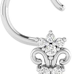 14KT Rose Gold Nose Ring for Women-image-72