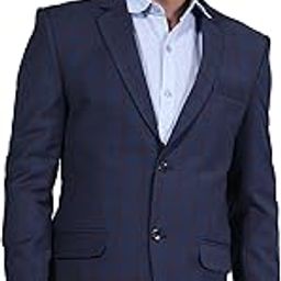 Poly Viscose (by Raymond's Mills) Blue Blazer-image-55