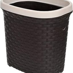Kuber Industries Multiuses Plastic Open Dustbin For Home, Kitchen, Office, Bathroom, 7 Litre (Brown)-47KM0716-14