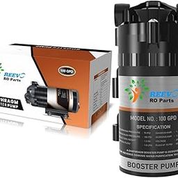 Reevo RO Booster Pump 100 GPD - Water Filter Motor Pump for RO System | 100 GPD Booster Pump | Increases Purity & Flow | Compatible with 75/80/100 GPD Membranes-image-26
