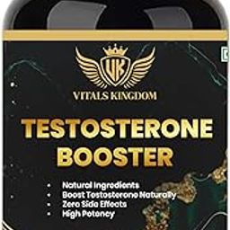 Vitals Kingdom Herbal Testosterone Support Capsules for Men | Ashwagandha, Shilajit, Gokshura & Safed Musli | Energy, Strength & Vitality Booster | 60 Veg Capsules-image-88