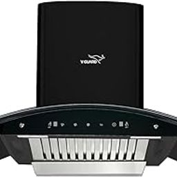V-Guard A20 BL180 Kitchen Chimney with 1300m³/hr Suction, Intelligent Auto Clean, Curved Glass, Baffle Filter, Motion Sensor Controls, Oil Collector Tray | Free Cleaning Contract.(Black)-image-34