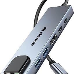 USB C Hub Ethernet HDMI Adapter, 6 in 1 USB C Docking Station with 4K HDMI, RJ45 Ethernet, USB 3.0/2.0,PD 100W, USB C Ports, LAN USB C Dongle for MacBook Pro/Air, iPad Pro, Dell XPS etc-image-60