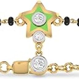 pc jeweller 18k (750) Yellow Gold and Diamond Bracelet for Women-picture-41