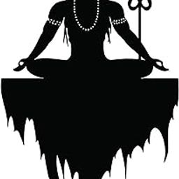 100Yellow ® Lord Shiva PVC Vinyl Wall Sticker (90 cm x 60 cm, Multicolour)-image-8