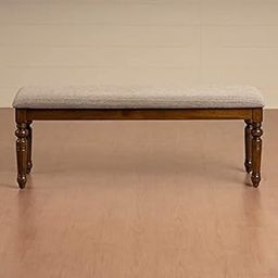 Wooden Bench for Sitting Dg Bench for Living Room | Balcony Garden and Outdoor Bench | Sheesham Wood Bench Teak Brown Finish (Modern 05), Folding-image-25