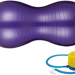 ACUWORLD Peanut Ball - Anti Burst Exercise Ball for Labor Birthing, Physical Therapy, Core Strength, Home & Gym Fintness (Include Pump) 45 * 90cm-image-33